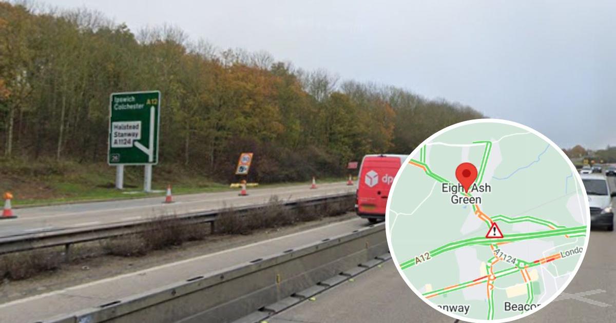 Slow traffic on Colchester-bound A12 after car breaks down - Vimarsana News