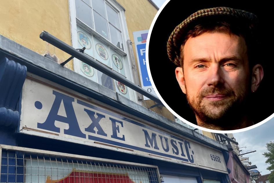 Blur’s Damon Albarn wants to buy sign from old Colchester music shop