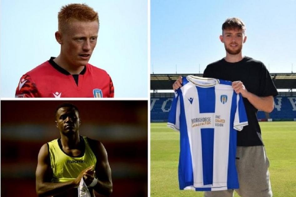 Colchester United had several loan players in League Two season