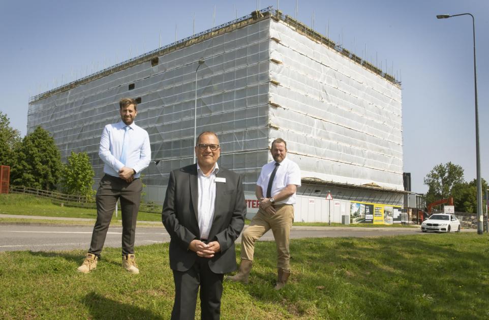 University of Essex bosses celebrate office construction