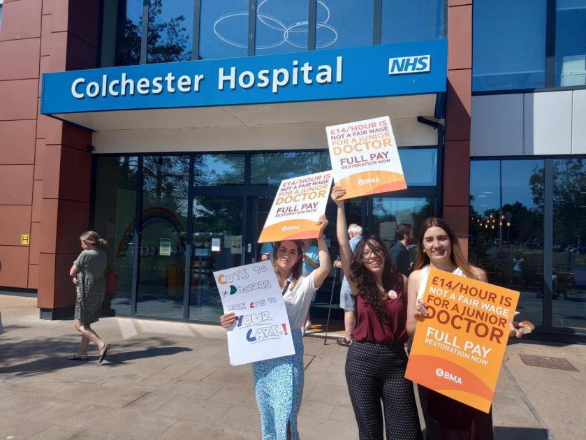 Colchester junior doctor warns of NHS brain drain as strikes hit again