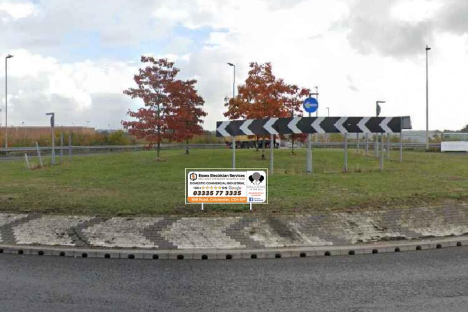 Essex Electrician 24hr Ltd has roundabout signs rejected