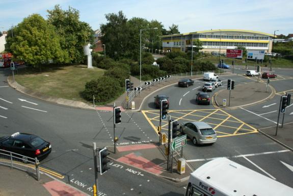 Gazette: 'Dangerous' - North Station roundabout Gazette: 'Dangerous' - North Station roundabout