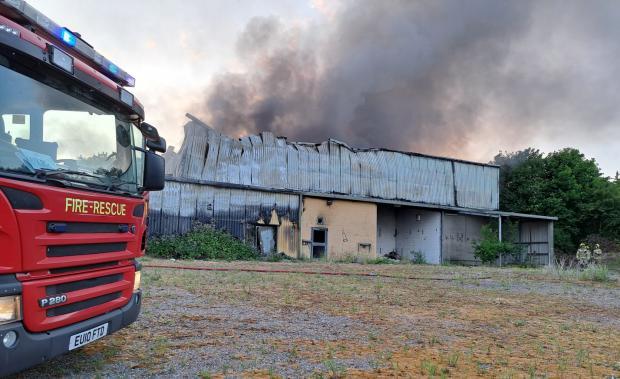 Sible Hedingham: Tanners Dairy fire sees 'roof collapse' | Gazette 