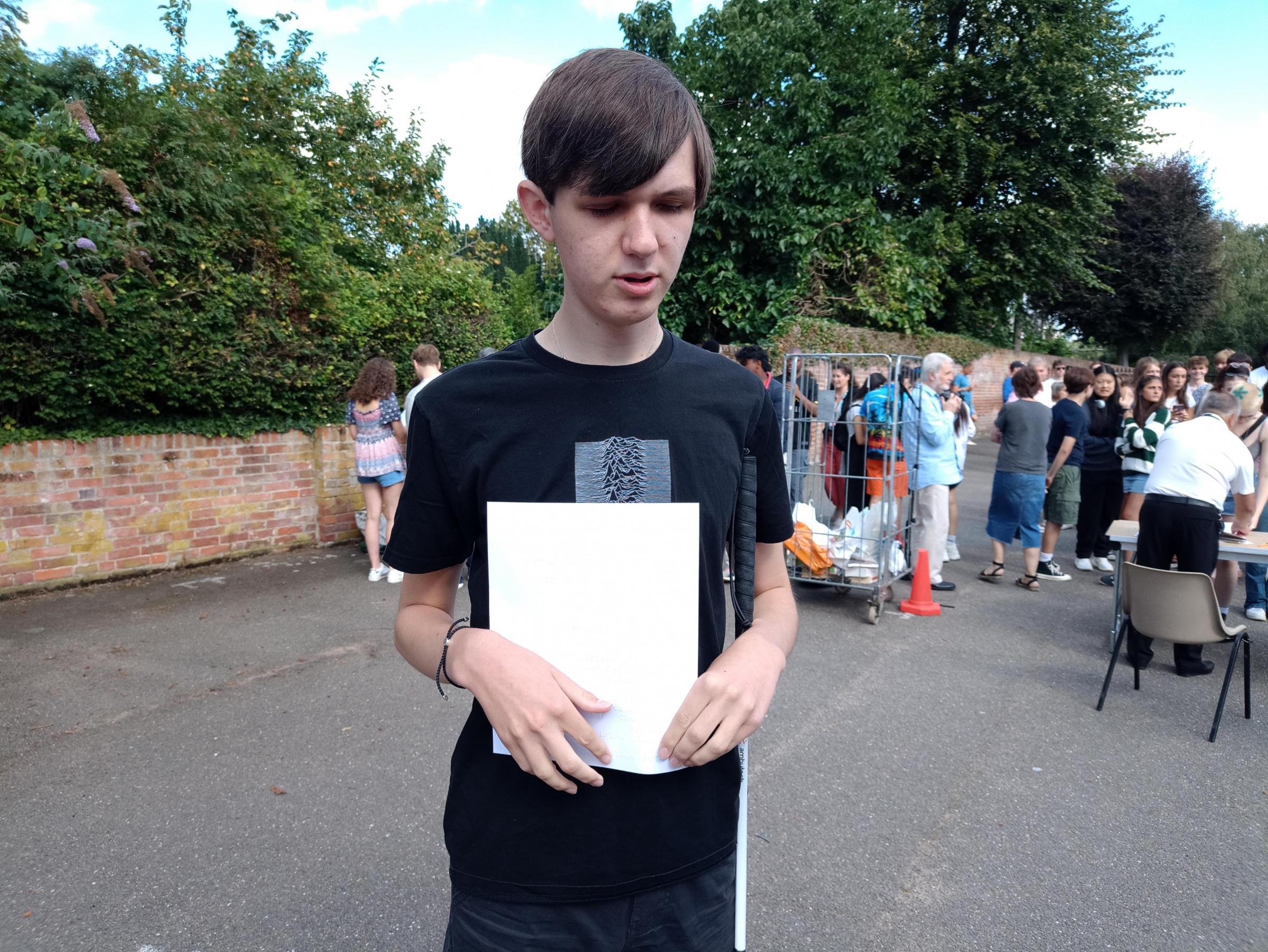 Colchester student who is fully blindd aces A levels to win Uni place - Vimarsana News