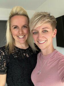 Gazette: Support - Amy and her partner Shelly Gazette: Support - Amy and her partner Shelly