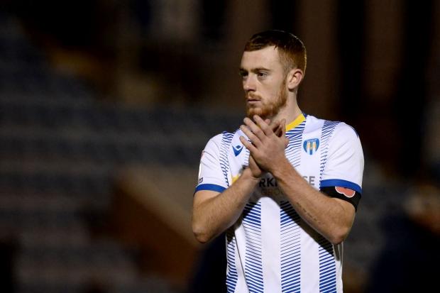 Key man - Colchester United will assess the fitness of Arthur Read ahead of today's game with Sutton United