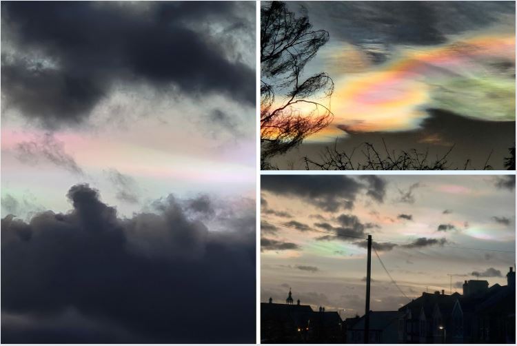 Rare rainbow clouds seen in skies over north Essex - Vimarsana News