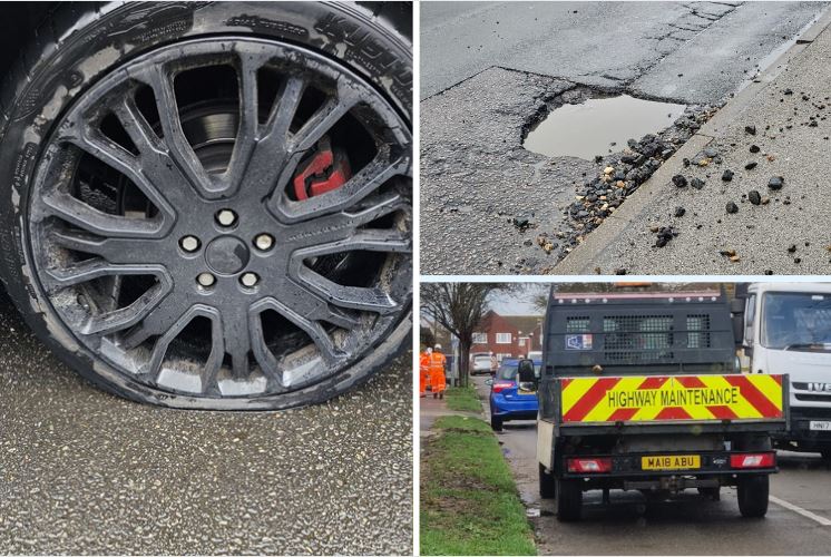Huge Clacton potholes cause couple to pay large sum - Vimarsana News