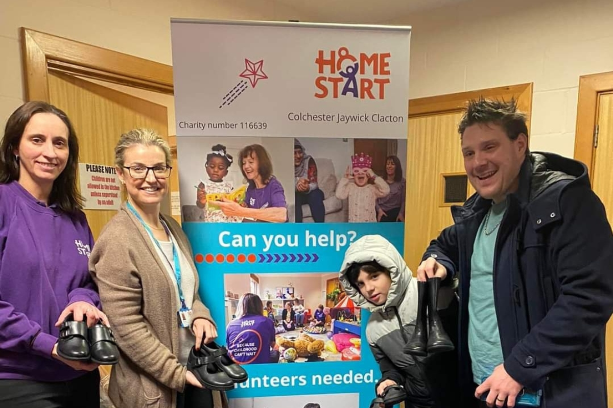 Colchester community hero donates dozens of shoes to charity - Vimarsana News