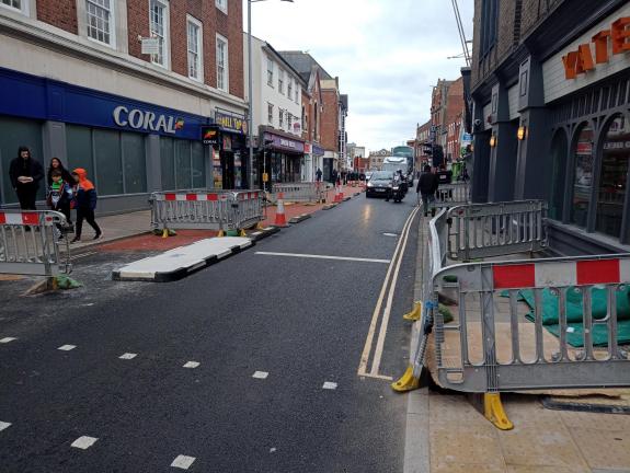 Gazette: Traffic – Terence Davis said the wider cycle lane is contributing to more traffic on Head Street Gazette: Traffic – Terence Davis said the wider cycle lane is contributing to more traffic on Head Street
