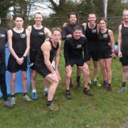 The CATs senior men's team at Ardleigh on Sunday