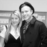 Pleasure to work with: Olly Murs with his old boss, Tracy Baird