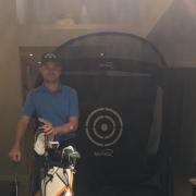 Home comforts - Dale Whitnell has set up golf facilities at home to help him keep his game sharp, during the lockdown period