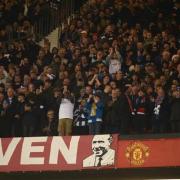 Great day - Colchester United supporters at their side's Carabao Cup quarter-final at Manchester United in December, 2019 Picture: RICHARD BLAXALL