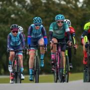 Competitive - riders battle for honours in the Colchester Centurion closed circuit road series women's race Picture: NICK ROWLEY