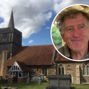 Churchwarden Andrew Waters announces St Andrew's church in Marks Tey receives boost
