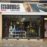 Mann's Music on Colchester High Street