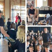 'I grew up here, so it was a no brainer' - Dermot O'Leary launches reading project at Colchester school