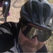 Steve Sutton, 44, on the Wivenhoe trail