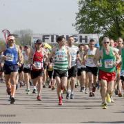 Hundreds of runners typically take part in the annual race