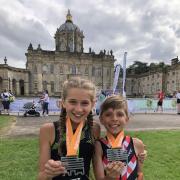 Super siblings – both Isla, 12, and Alex, 8, are keen triathletes