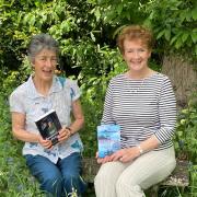 Never too late - Clare and Philippa with their new books.