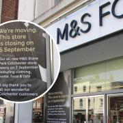 Colchester's High Street Marks and Spencer's to shut for good today