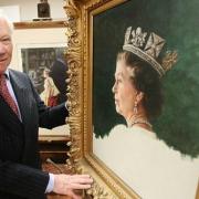 The 1992 portrait of the Queen, painted by royal artist Richard Stone over six sittings, has been used widely as part of the national and international coverage of the Queen's death