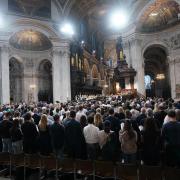 The Service of Prayer and Reflection at St Paul's Cathedral, London, following the death of Queen Elizabeth II. Picture: PA