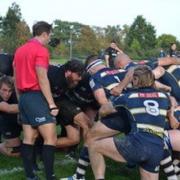 Contest - Colchester Rugby Club take on Tunbridge Wells Picture: MAGGIE WHITEMAN