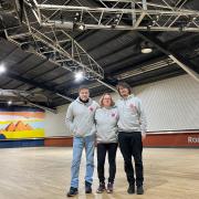 New hope - Jason and Anne Khan, with son and former Rollerworld manager Ashley, want to turn Rollerworld into a charity