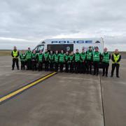 Trip - Colchester's police cadets visited Stansted Airport