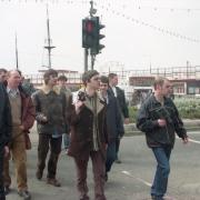 Incredible unearthed photos show Oasis filming on Southend seafront