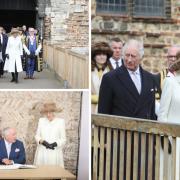 King Charles and Camilla leave Colchester Castle