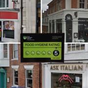 Revealed - The food hygiene ratings of several popular Colchester eateries.