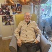 Bill Martin received a letter from the King and Queen Consort to celebrate his 100th birthday