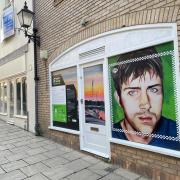 Mural depicting Damon Albarn goes up in Colchester city centre