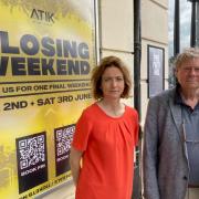 Joined forces - Pam Cox and Nigel Hildreth have called for ATIK to be turned into a concert venue