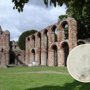 Drawing - The sketch depicts St Botolph's Priory