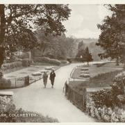 Historic - A postcard of Castle Park, Colchester from Historic England's archive