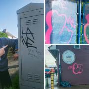 Problem - Martyn Warnes has called for action on graffiti in Berechurch and Blackheath
