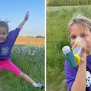 Energetic - 6-year-old runner, Avaya, raised over £1,000 for GOSH