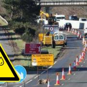Paused - A12 roadworks paused due to heavy rain forecasts