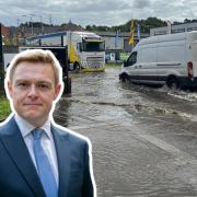 Call to action - Colchester MP Will Quince has called for action to be taken to resolve the Hythe's flooding woes