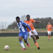Game time - Samson Uwandu came on as a substitute in Colchester United under-18s' defeat to Ipswich Town