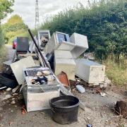 Disgusting - a large amount of disused items and rubbish have been found illegally dumped in Great Bromley (Image: public)