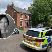 Trial - Ertan Ersoy is accused of murdering Antonella Castelvedere, inset, at their home in Wickham Road, Colchester