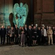 Call for change - city leaders attended the launch event of the Knife Angel