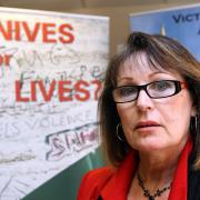 Determined - Ann Oakes-Odger has campaigned against knife crime for almost 20 years